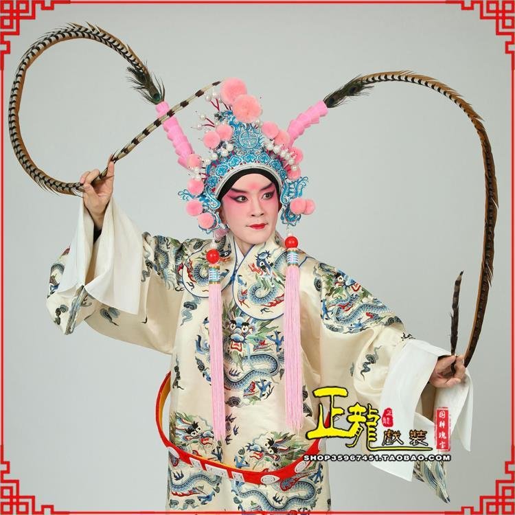 日照京剧戏曲道具用品舞台演出精品羽毛雉鸡毛 翎子