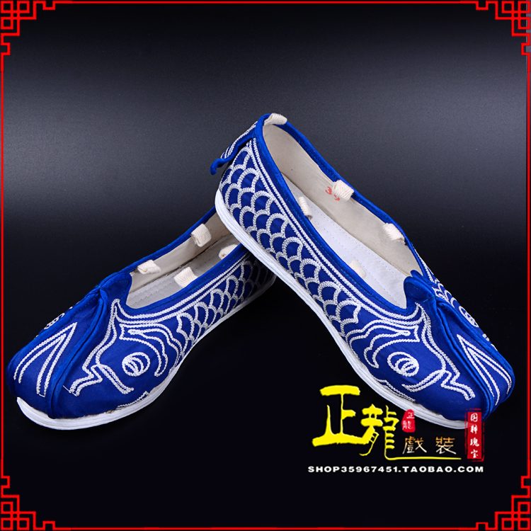 日照戏鞋舞台演出鞋水路英雄三义斋布底鱼鳞洒