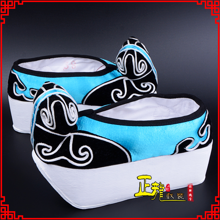 日照京越剧黄梅戏古装男书生小生鞋云头鞋戏曲鞋云履 云头鞋