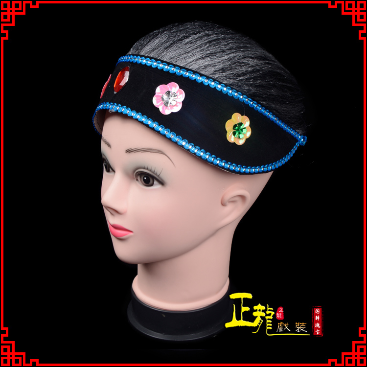 日照老旦媒婆穷老太婆假发套 老旦头套