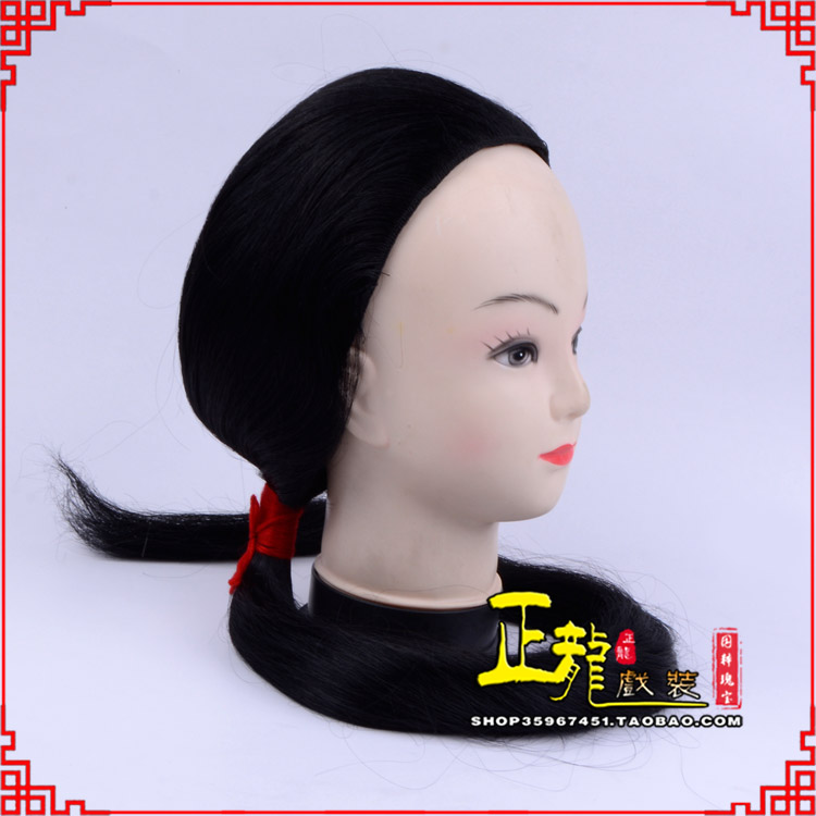 日照古装影视演出头套花旦假发 真发古装发