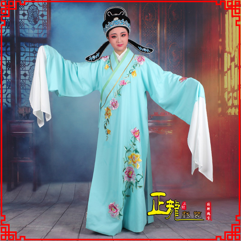 日照梁祝小生褶子道袍 吴素英版小生衣