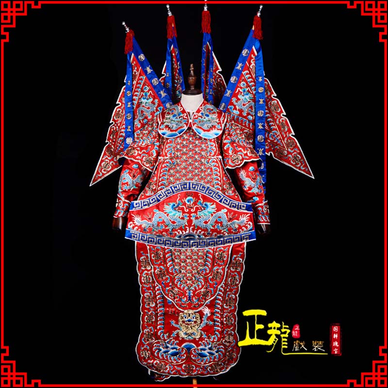 日照武生戏服戏曲武将靠